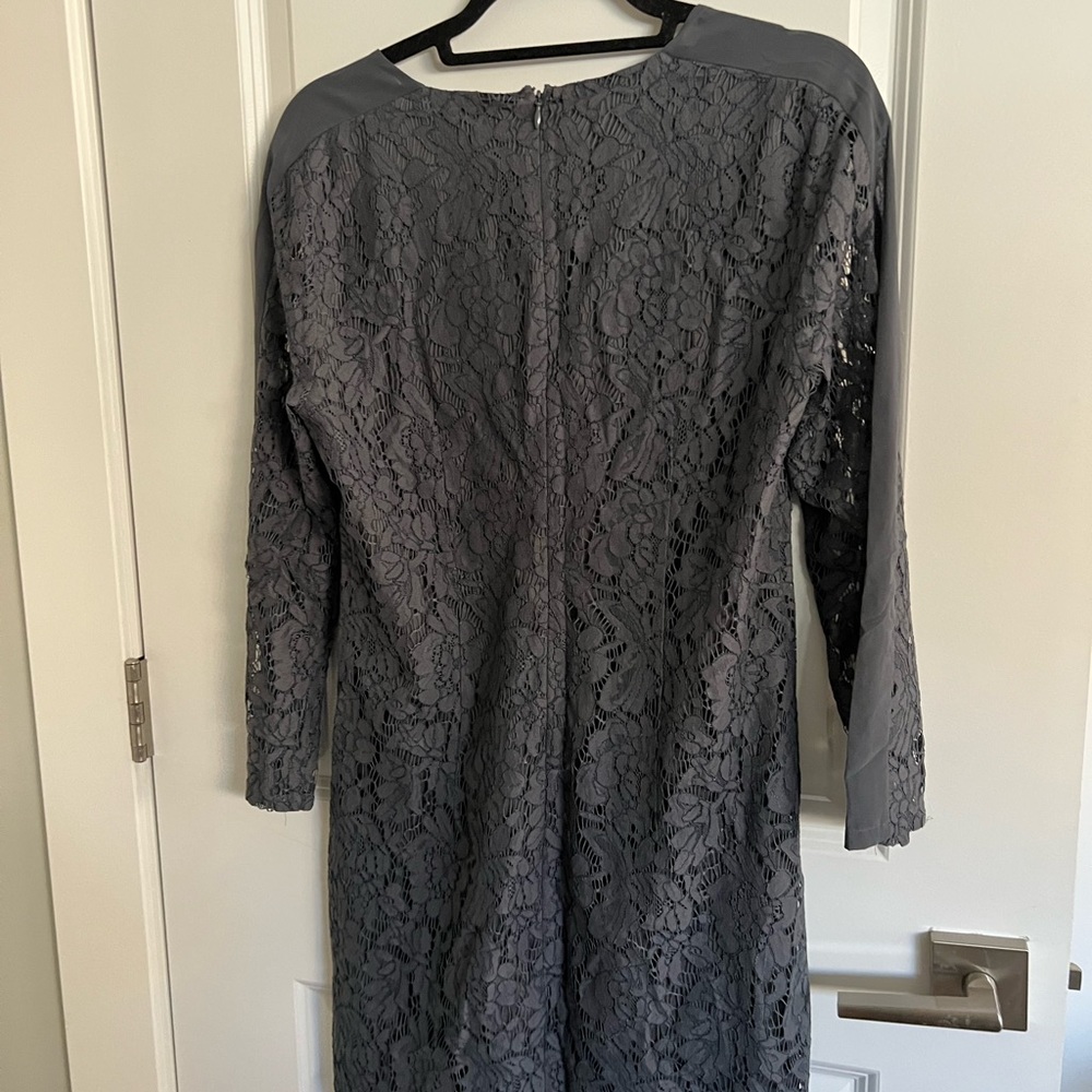 Madewell‎ gray lace dress - Picture 4 of 4